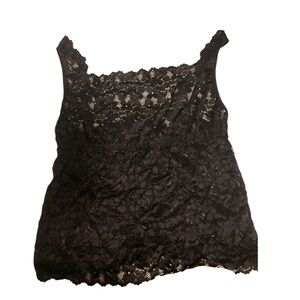 Black Lace Tank Top